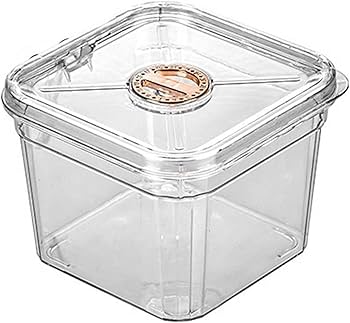 Amazon | 水族館 ミニ透明アクリル水槽 蓋付き 正方形 小型水槽